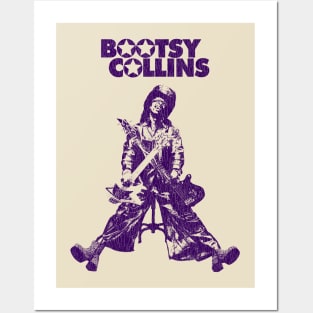 Retro Bootsy Collin 2 Guitar Posters and Art